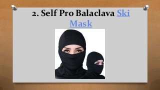 2. Self Pro Balaclava Ski
Mask
 