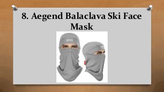 8. Aegend Balaclava Ski Face
Mask
 