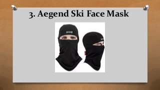3. Aegend Ski Face Mask
 