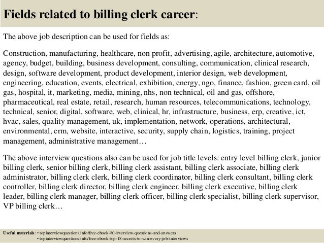 billing clerk job description rome fontanacountryinn com billing manager job description