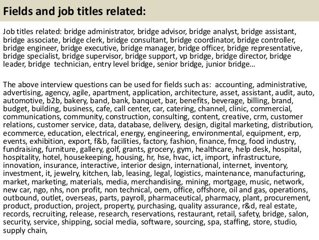 director level interview questions