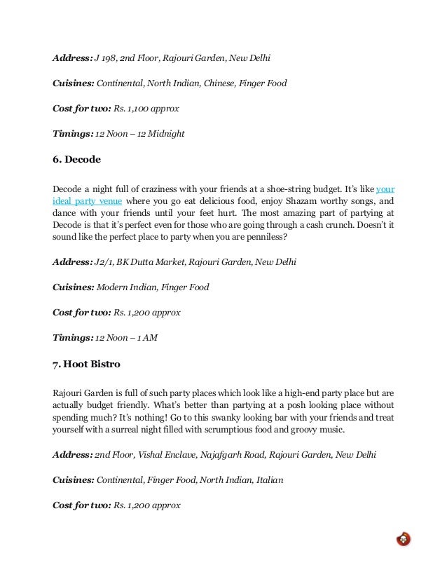 Top 10 budget friendly bars in rajouri garden