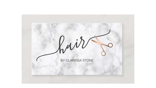 Top 10 business cards for hairstylists