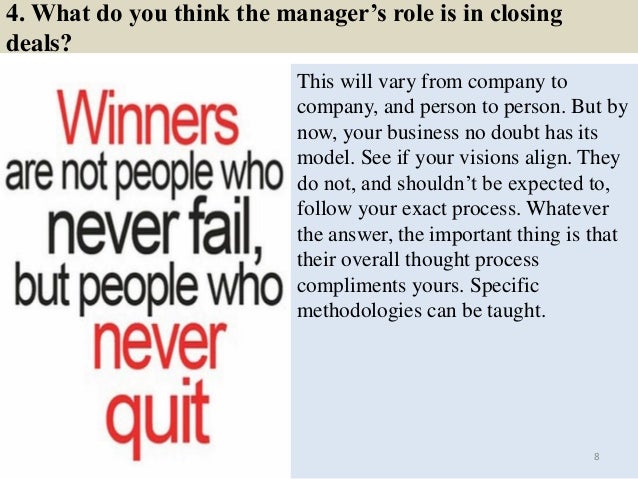 what can you bring to our company answers