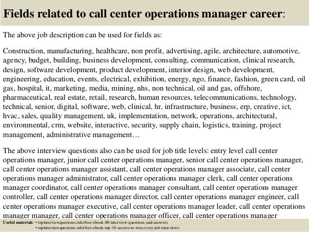 inbound call center job description