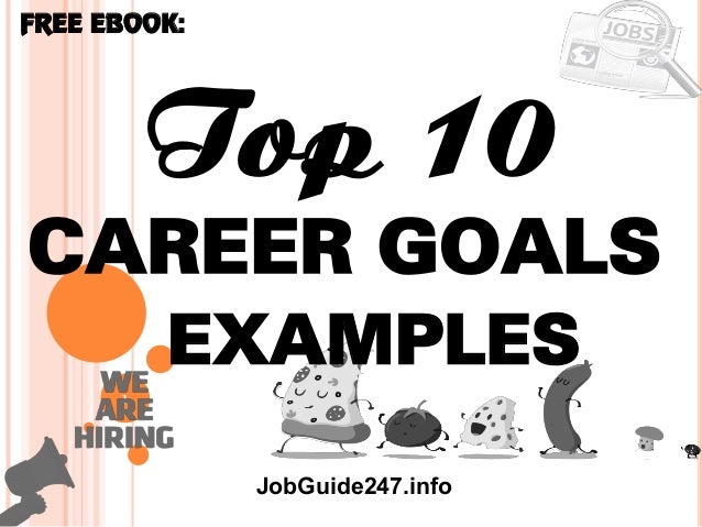 career goals examples