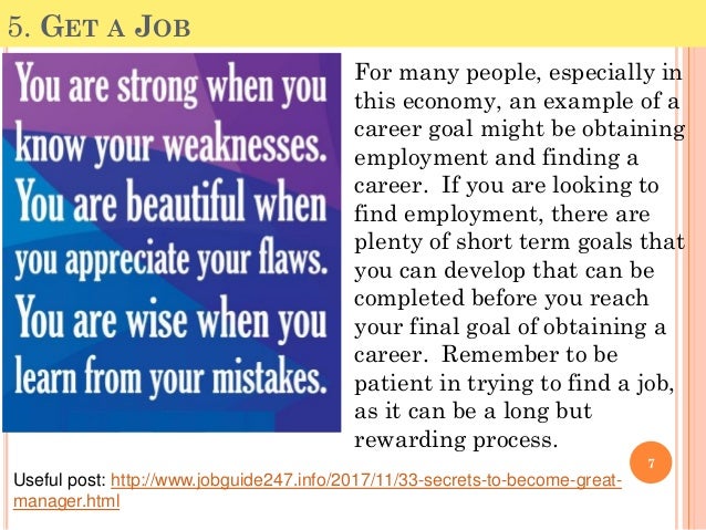 Top 10 career goals examples