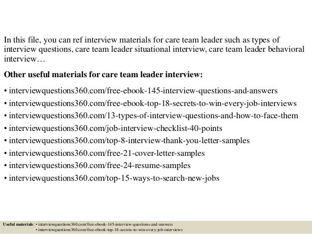 team lead questions under fontanacountryinn com team lead questions