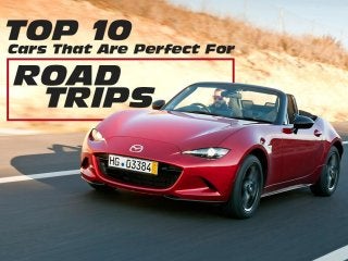 Top 10 cars that are perfect for road trips