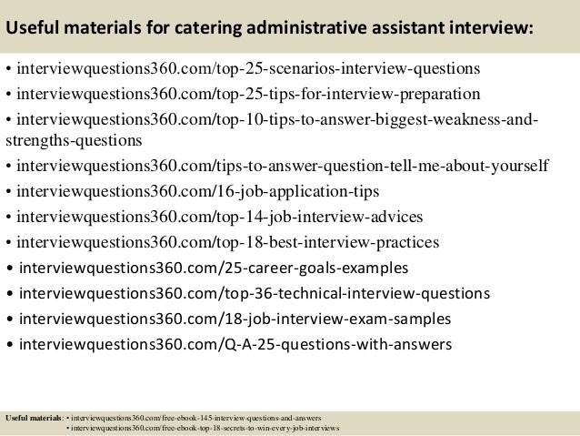 executive assistant interview answers