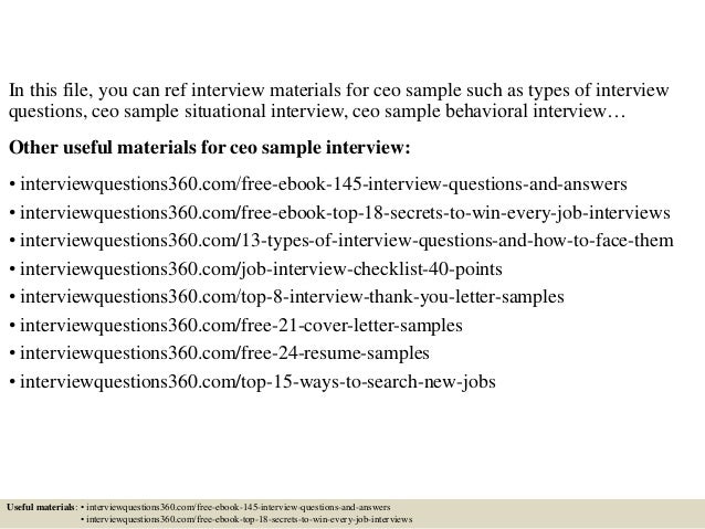 example behavioral interview questions selo l ink co