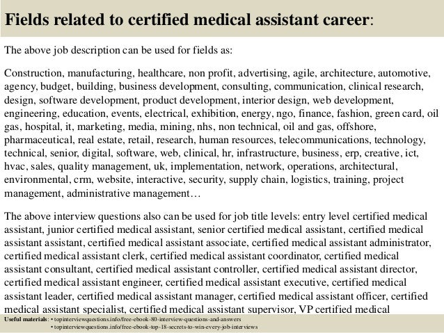 certified medical assistant qualifications