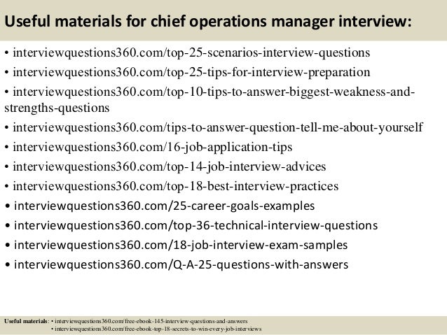 it operations manager interview questions