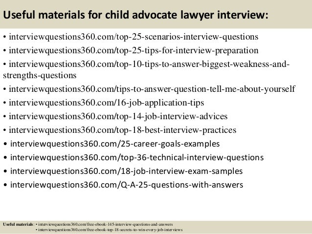 14 useful materials for child advocate