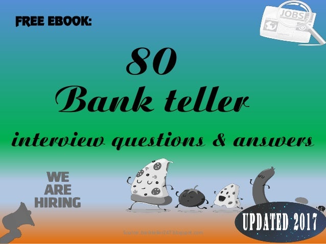bank teller phone interview questions and answers