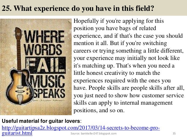 bank teller job interview questions