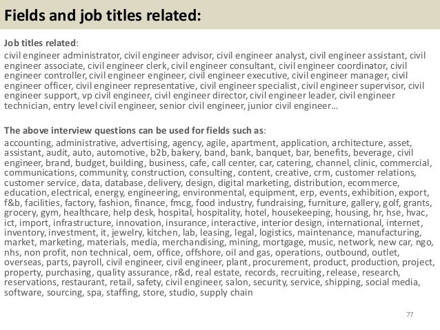 Top 52 civil engineer interview questions and answers pdf Top 52 civil engineer interview questions and answers pdf