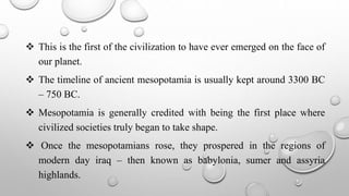 Top 10 civilization of the world | PPTX