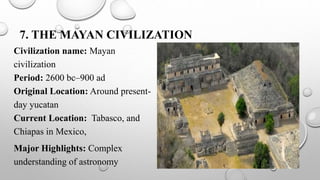 Top 10 Civilization Of The World