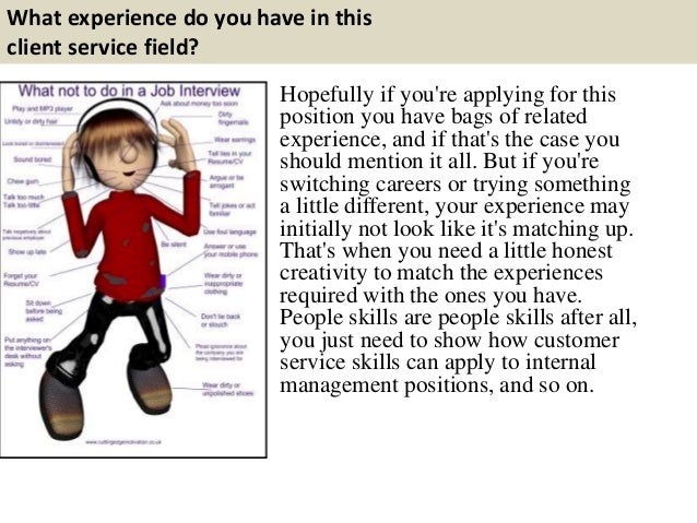 client service experience