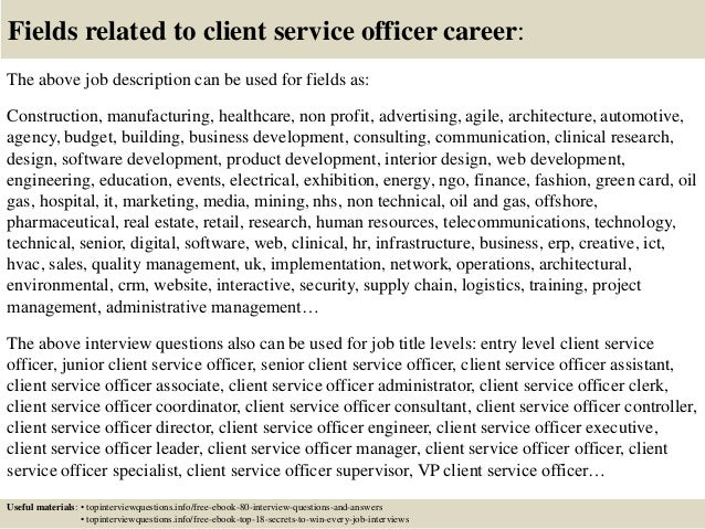 top 10 client service officer interview questions and answers roles of a customer care officer