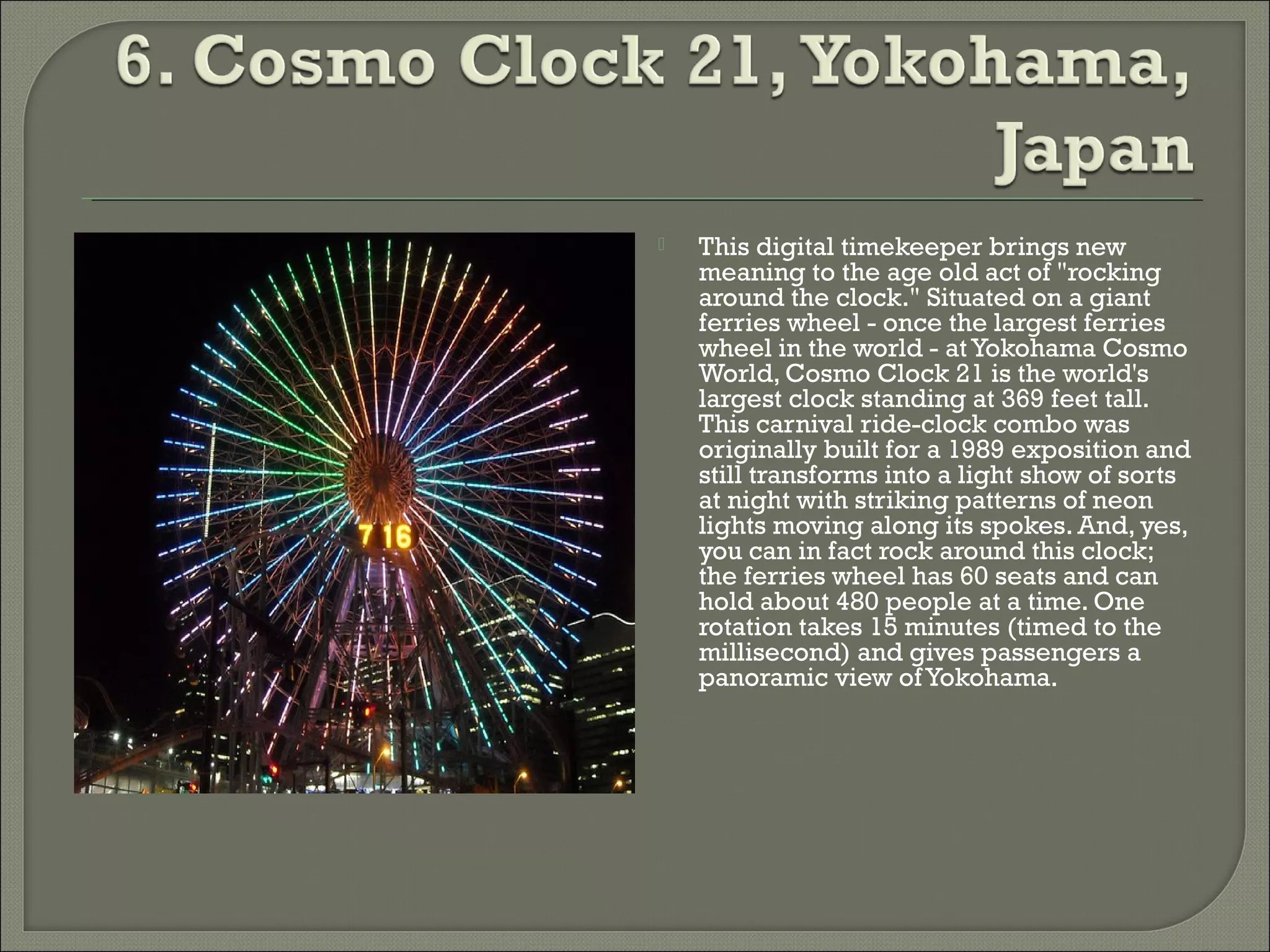 Top 10 Clocks Around The World | PPT