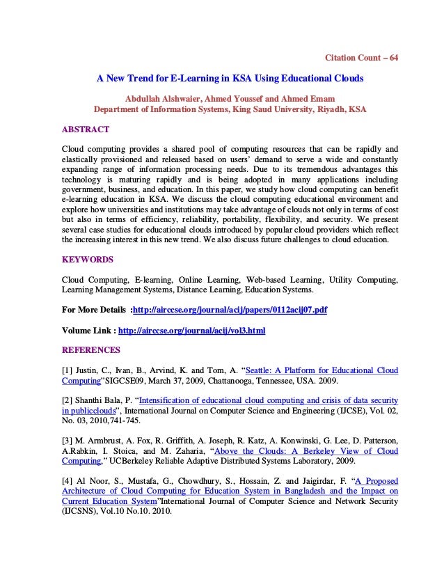 Phd thesis in cloud computing security