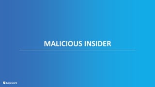 MALICIOUS INSIDER
 