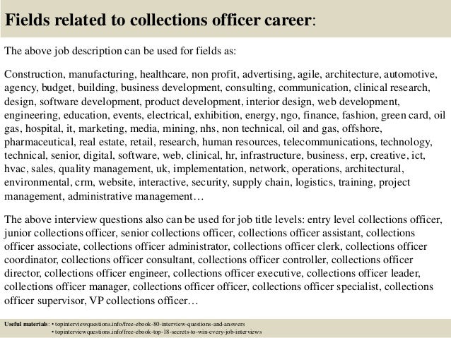 bill collector job description