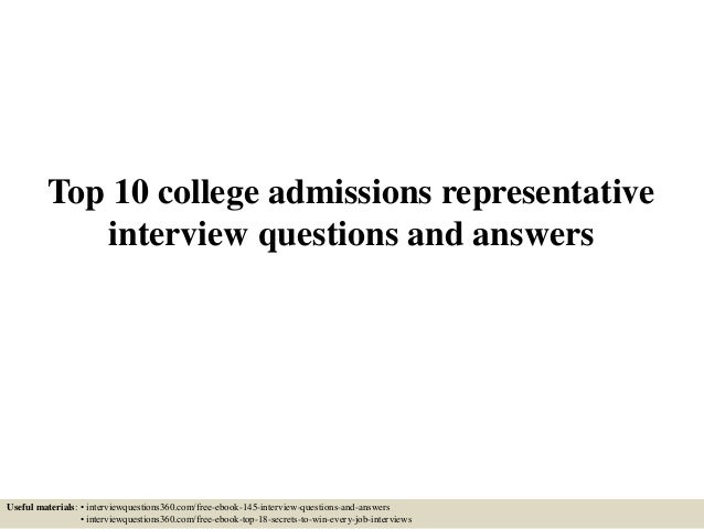 Cover letter for college admissions representative