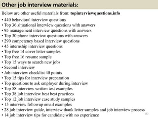 88 communications interview questions and answers