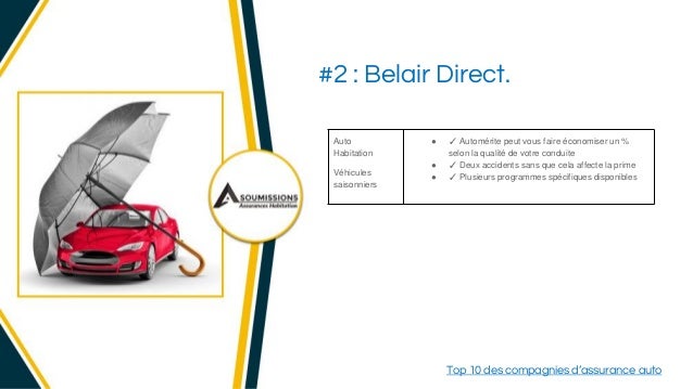 Top 10 Compagnies D Assurance Auto Au Quebec