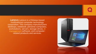 Top 10 Computer Manufacturing Companies | PDF