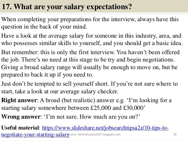 executive assistant interview answers