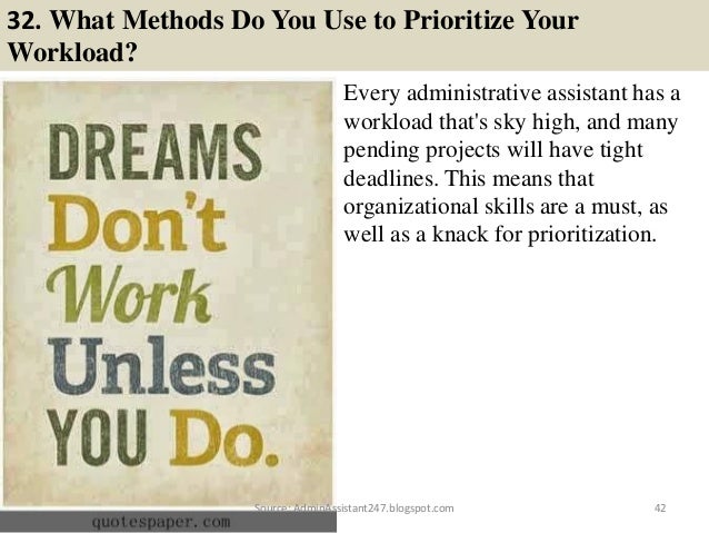organizational skills interview questions