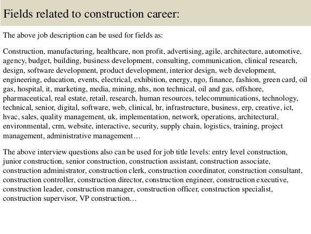 Top 10 construction Interview Questions And Answers top-10-construction-interview-questions-and-answers