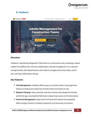 Top 10 Construction Project Management Software in 2024 | PDF