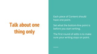 Top 10 content Writing secrets of Professional Writers | PPTX