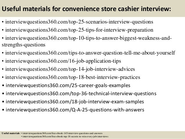 top 10 convenience store cashier interview questions and answers convenience store cashier job description