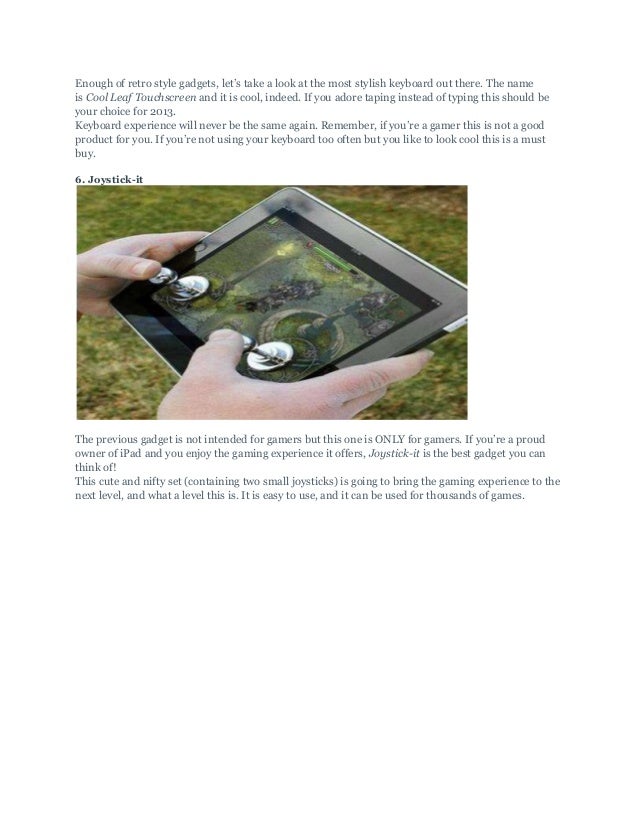 Top 10 Cool Upcoming Gadgets In 2013