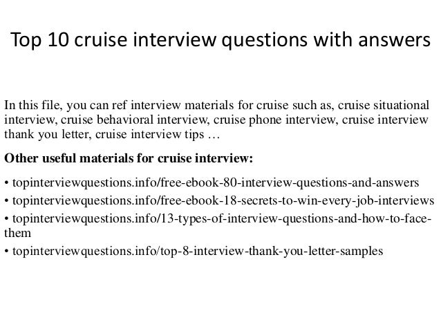 behavioral interviews questions