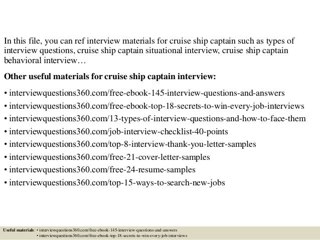 What is the salary for a cruise ship captain?