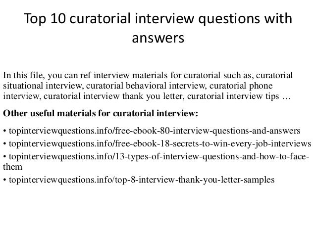 museum curator cover letter