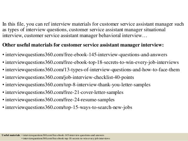 top 10 customer service assistant manager interview questions and ans customer service interview questions and answers