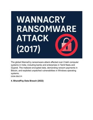 Top 10 Cyber Attacks in India.pdfffffffff | PDF