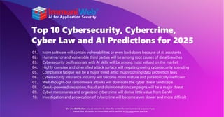 Top 10 Cybersecurity, Cybercrime, Cyber Law and AI Predictions for 2025 ...