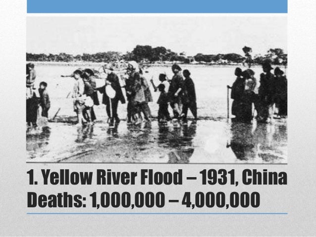 Top 10 deadliest natural disasters