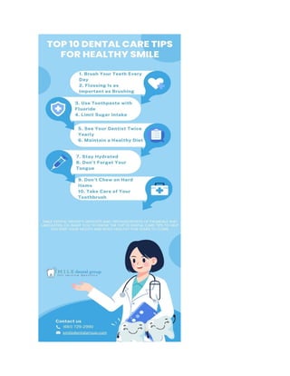 Top 10 Dental Care Tips for Healthy Smile | DOCX