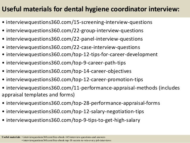 Top 10 Dental Hygiene Coordinator Interview Questions And Answers