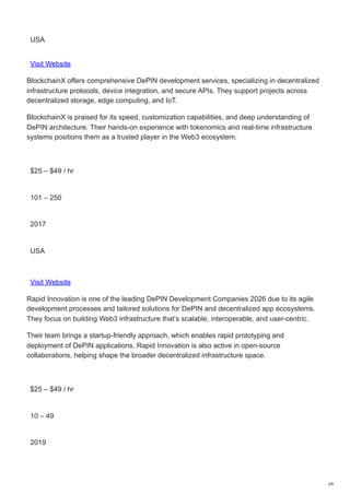 Top 10 DePIN Development Companies in USA 2026.pdf